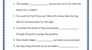 Grade 4: Vocabulary Worksheets Week 20