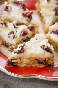 Cranberry Bliss Bars Recipe