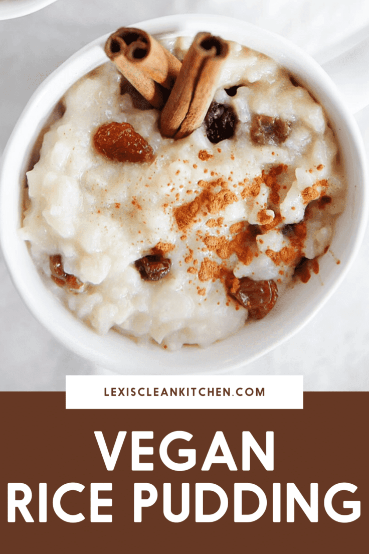 Vegan rice pudding