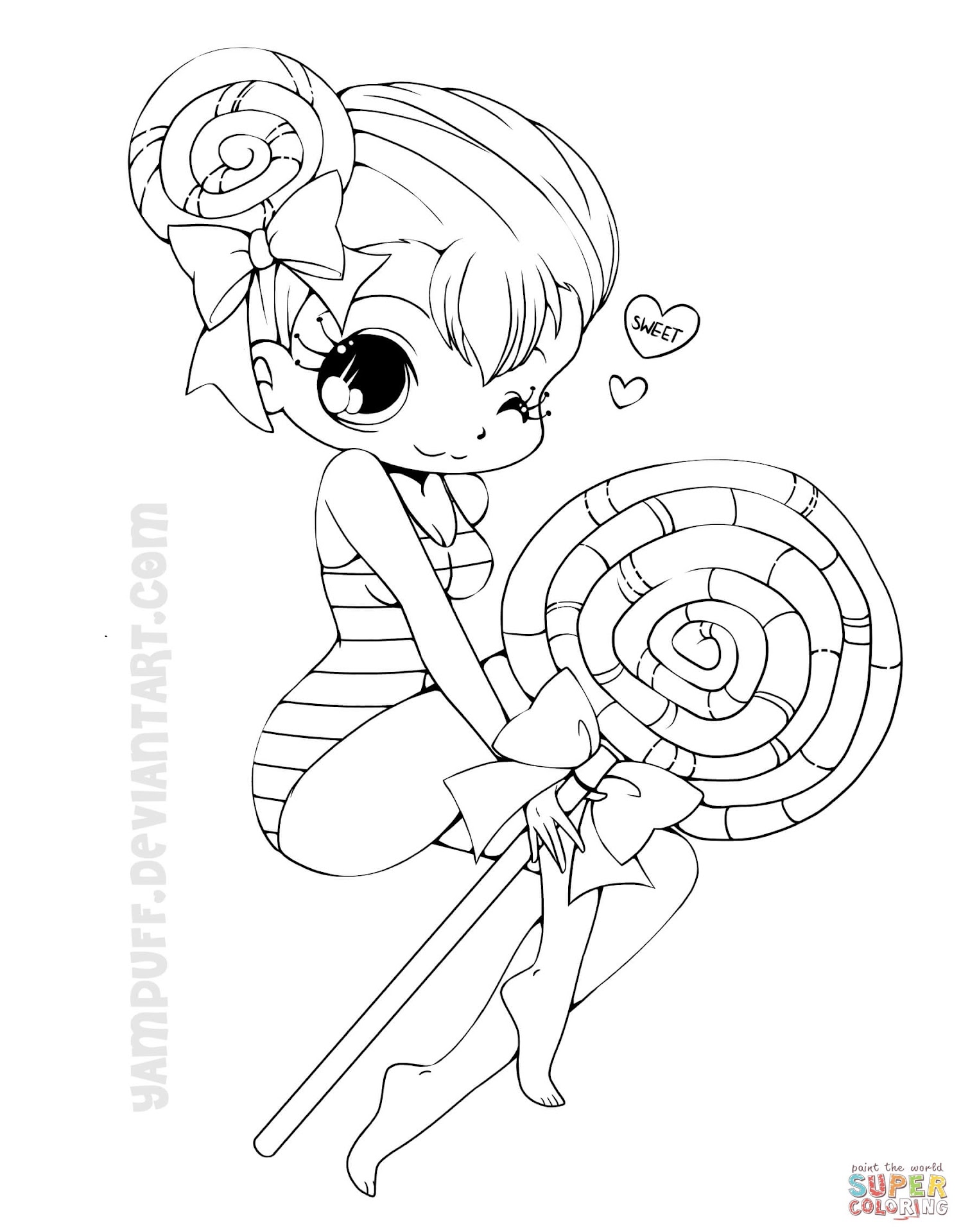 Anime Girl Coloring Pages Short Hair