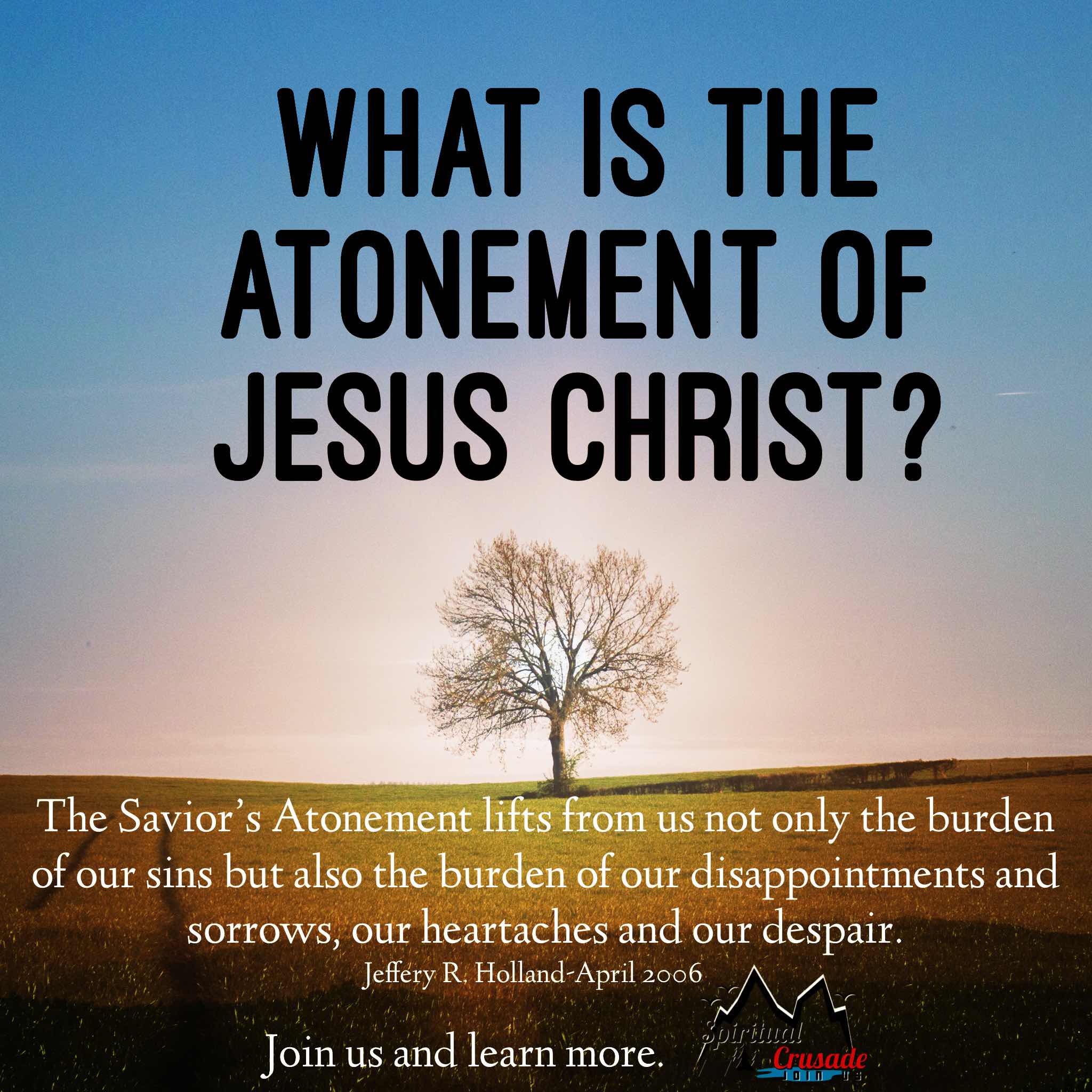 What is the Atonement of Jesus Christ?