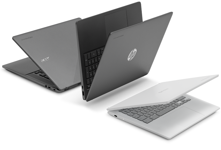 Chromebook plus laptops