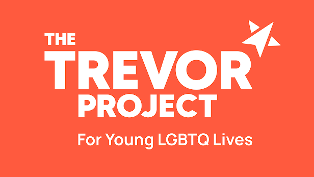 The Trevor Project logo and tag line: for Young LGBTQ Lives