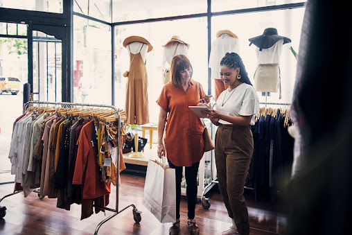 woman shopping