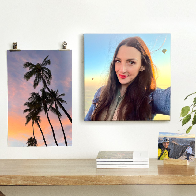 Various Google Photos photo print products. 