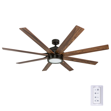 Honeywell Xerxes 62 inch LED Remote Control Ceiling Fan