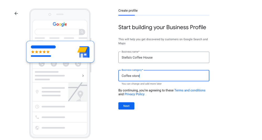 Set up your Google Business Profile pages.