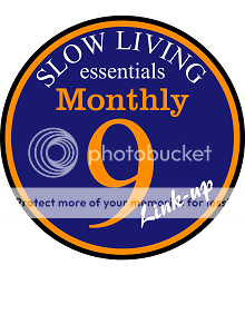 Slow Living Essentials Monthly 9 link up - Grab my button!