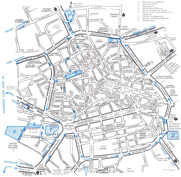 map of aix en provence city centre Aix En Provence Map Aix En Provence France Mappery map of aix en provence city centre