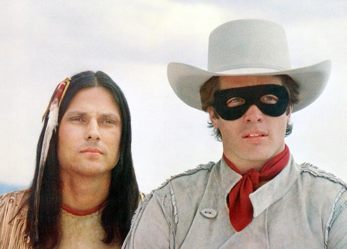 THE LEGEND OF THE LONE RANGER, from left: Michael Horse, Kointon Spilsbury, 1981. ©Universal Pictures