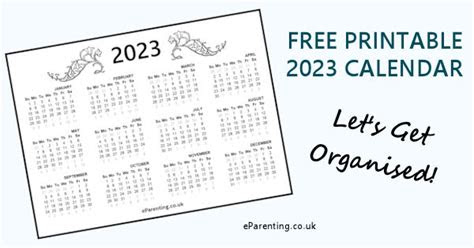  2023 free printable calendar pdf