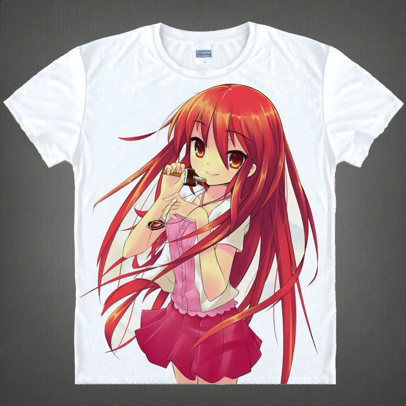 Burning Eyed Shana T Shirt  Crimson Realm Shirt  Cool  t 