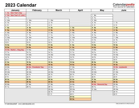  2023 calendar free printable excel templates calendarpedia