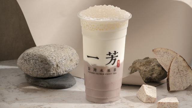 Yi Fang Fruit Tea Adds Fresh Taro Milk With White Pearls On The Menu