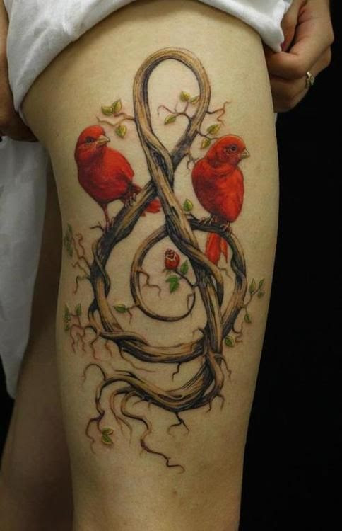 (2) Tumblr  This tat is outstanding!  Makes me think of actually getting one, (but I won