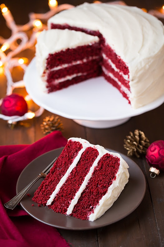 Red Velvet Cake with Cream Cheese Frosting - Cooking Classy