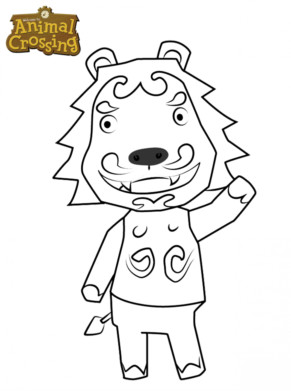 64 Coloring Pages Animal Crossing  Latest