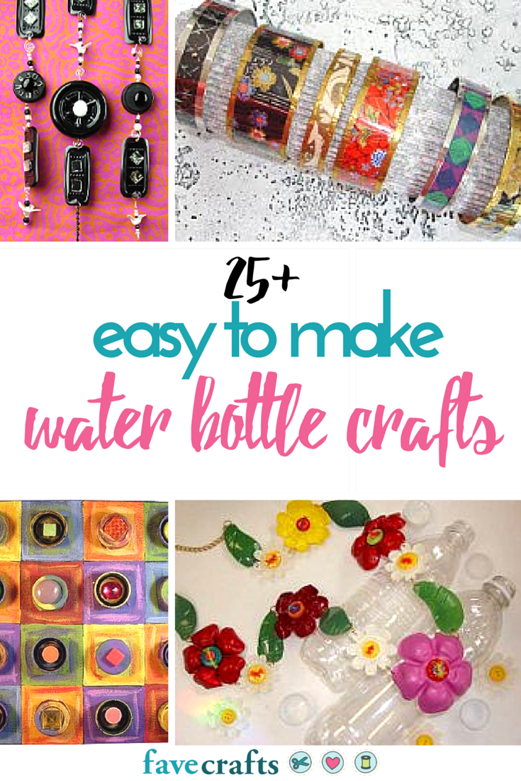 25 Easy to Make Water Bottle Crafts | FaveCrafts.com