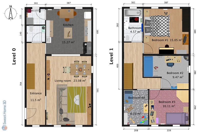 wallpapers Sketch 3D House Design Drawing www sweethome3d com