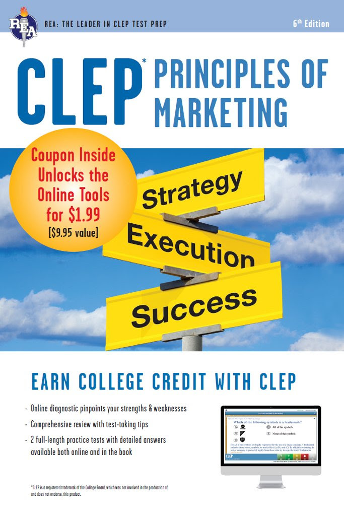 Amazon.com: CLEPÂ® Principles of Marketing Book + Online (CLEP Test ...