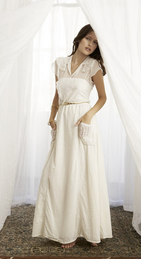 Casual wedding dress