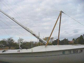 Gin Pole Mast Raising System