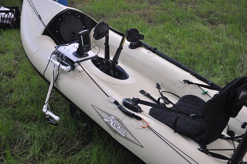 Hobie i12s Transducer Mount - NJ Kayak Fishing