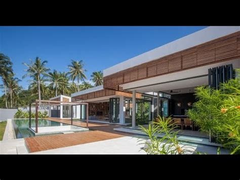 contemporary home design  modern tropical