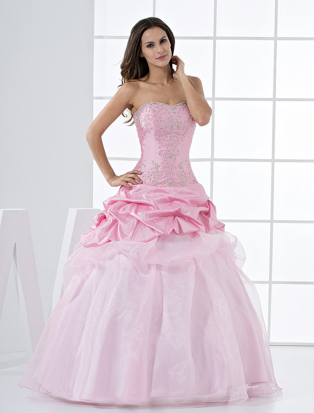 Robe de bal princesse rose