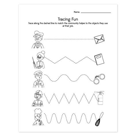 Community helpers worksheets for kids. community helpers worksheets simple everyday mom