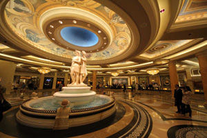 caesars palace lobby las vegas