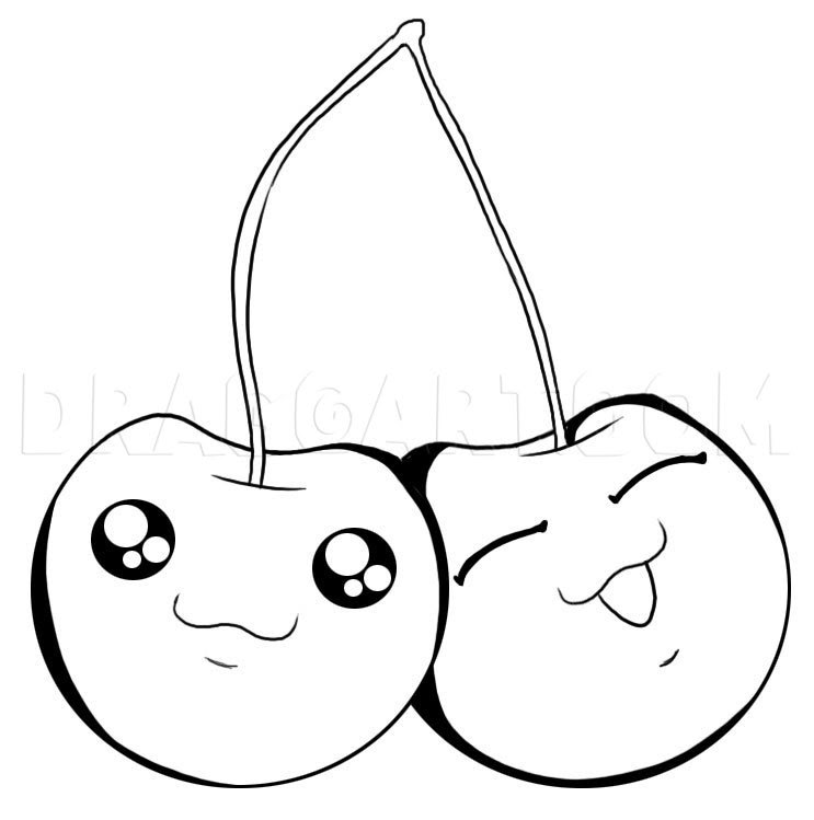 Cherries Drawing