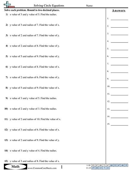  9th grade algebra equations worksheets