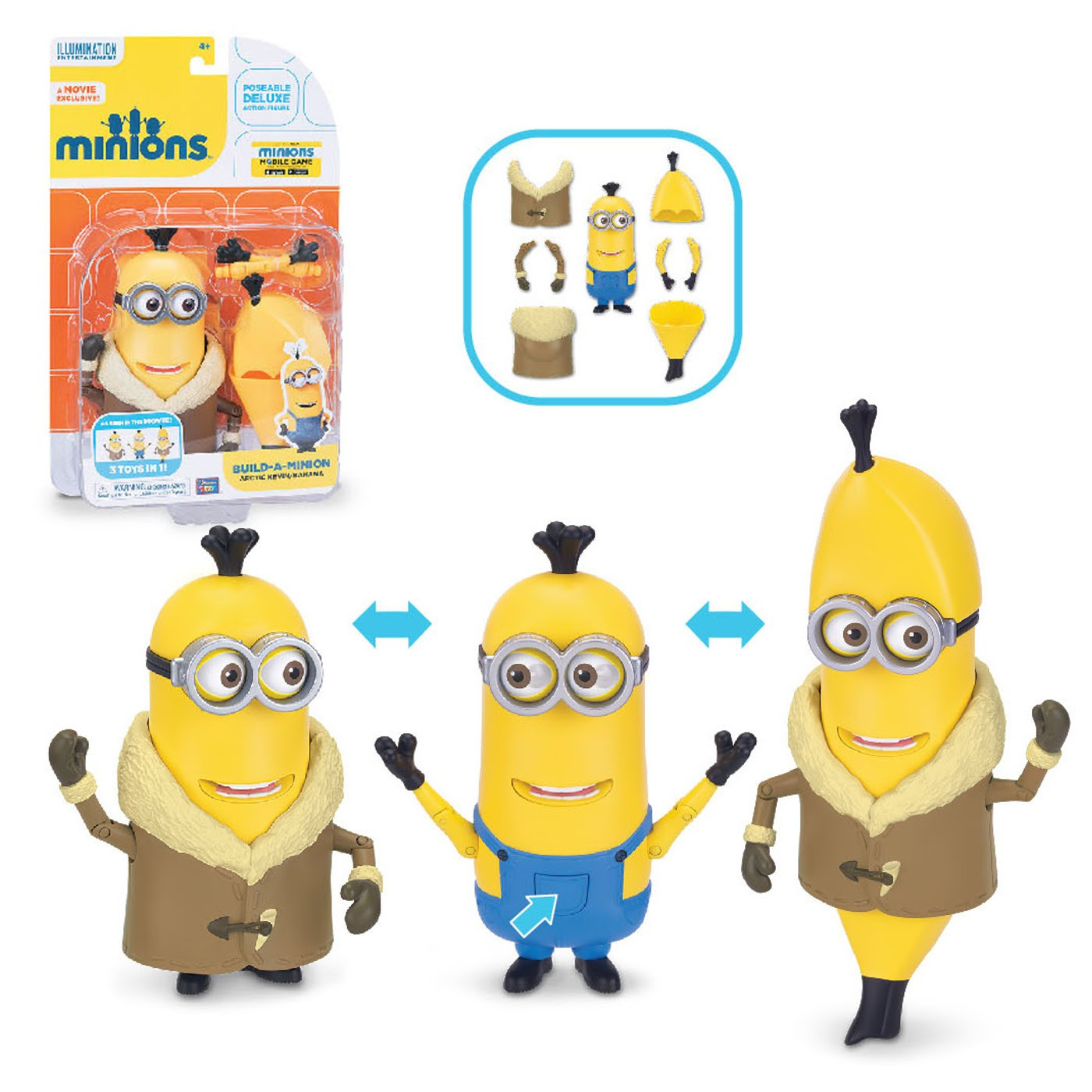 MINIONS MOVIE 2015 Figura MINION DELUXE Figure OFFICIAL Mondo Thinkway ... - 13841