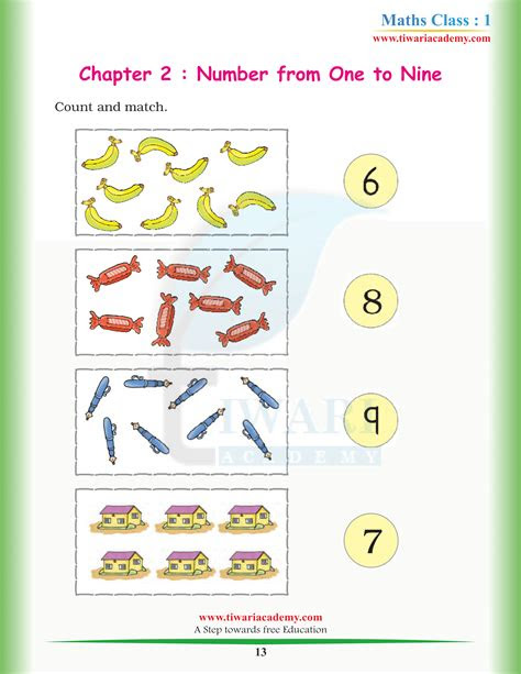 The word mathematics often brings frown on the face of children. ncert solutions for class 1 maths chapter 2 numbers form one to nine