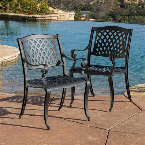 marietta outdoor  piece cast aluminum dining set review