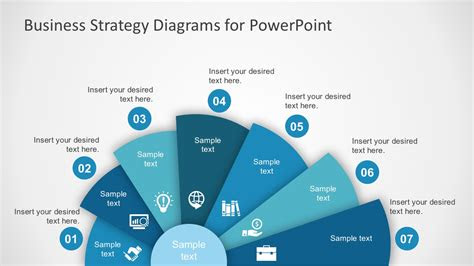 business strategy diagram powerpoint slidemodel