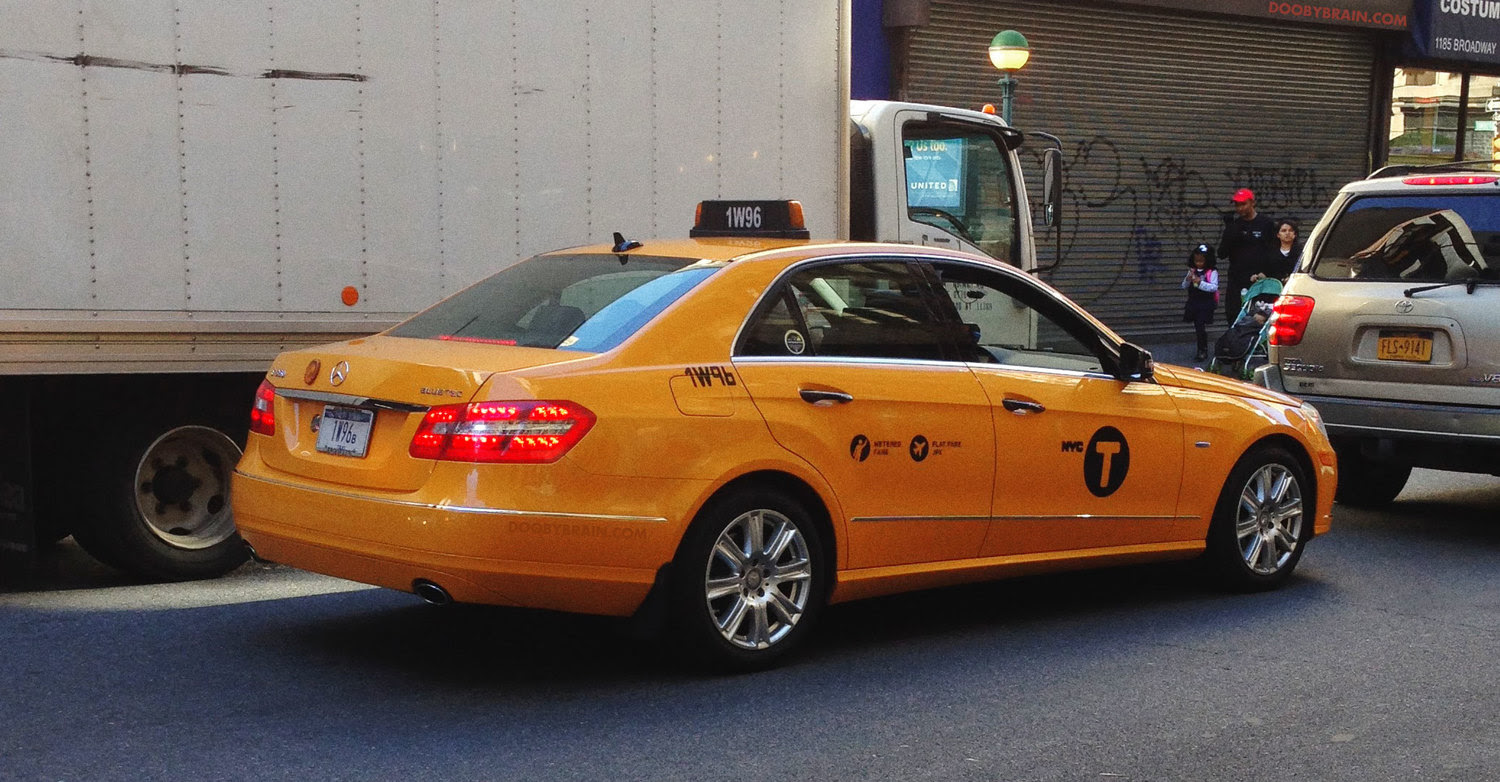 Rare Yellow Taxi Cabs Of New York City Mercedes Benz E Class Bluetec Doobybrain Com