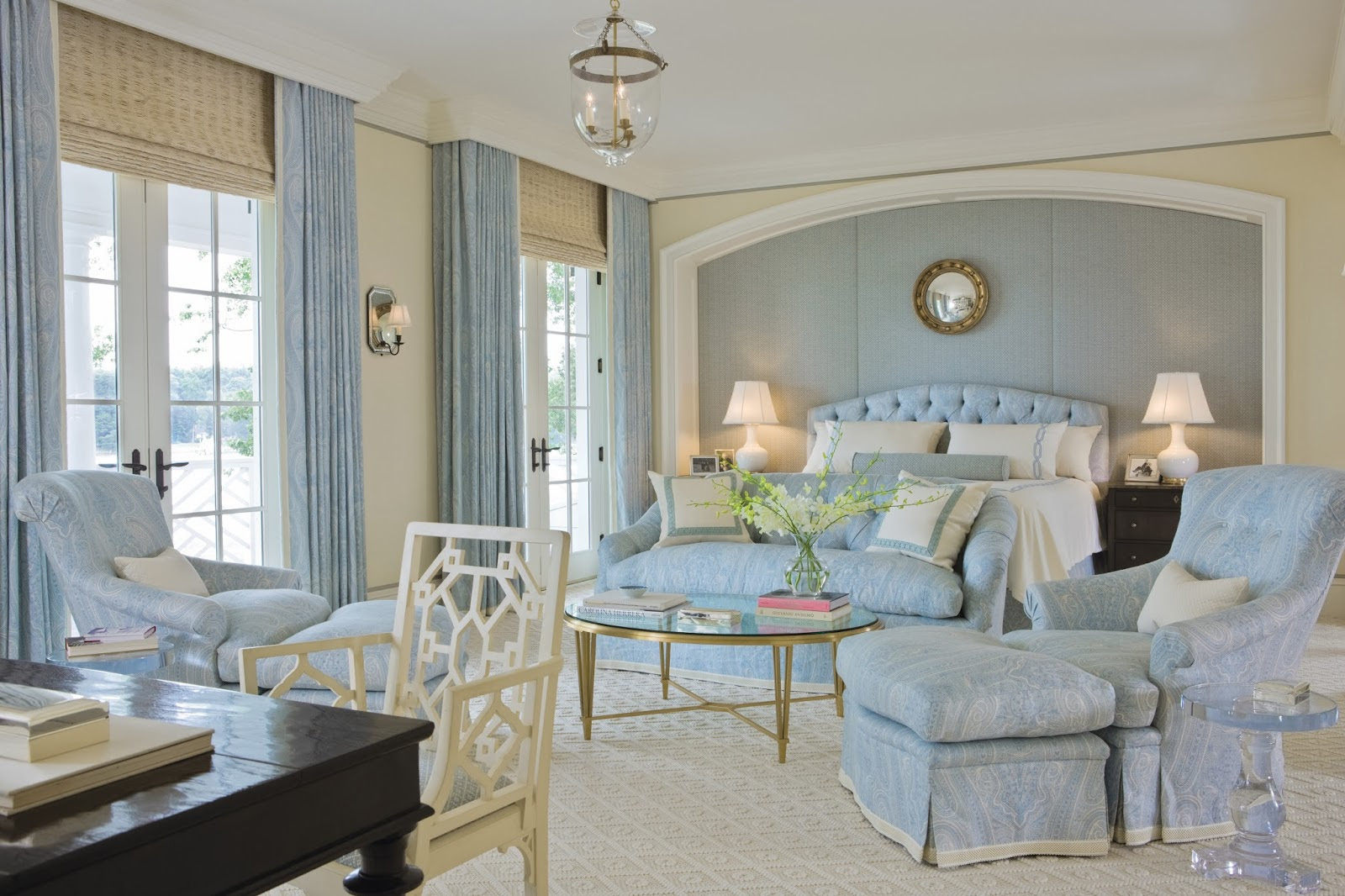 Classic Light  Blue  Bedroom Design  Interiors By Color