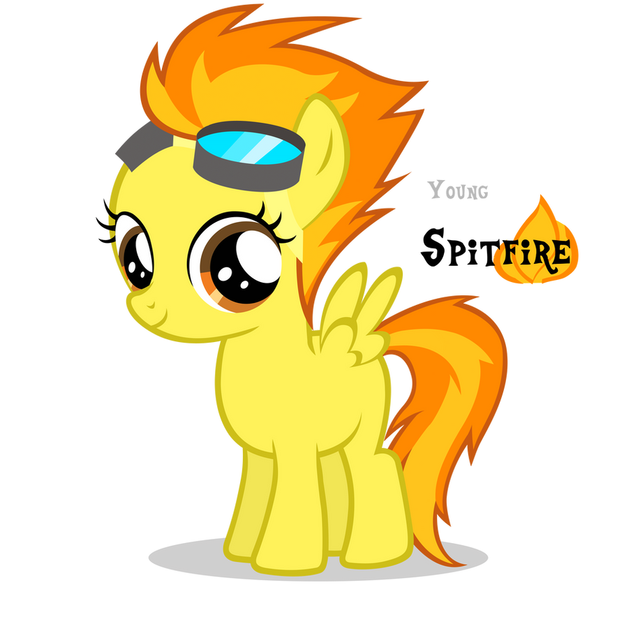 Spitfire Filly by Blackm3sh on DeviantArt