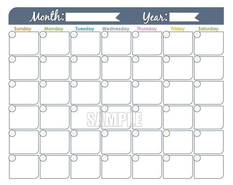 Free monthly calendars with a clean layout are available for download for 2023, 2024, and beyond. printable blank calendar template editable monthly to do list excel