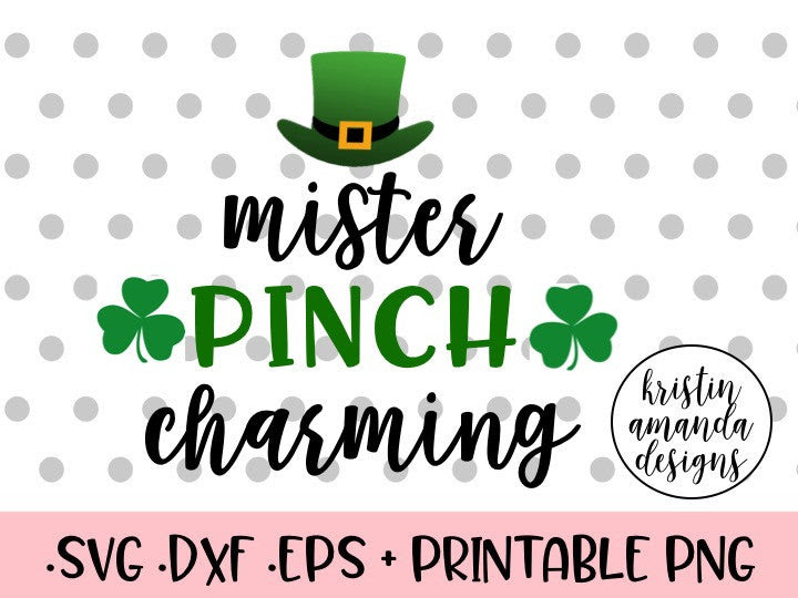 Download Mister Pinch Charming St. Patrick's Day SVG DXF EPS PNG ...