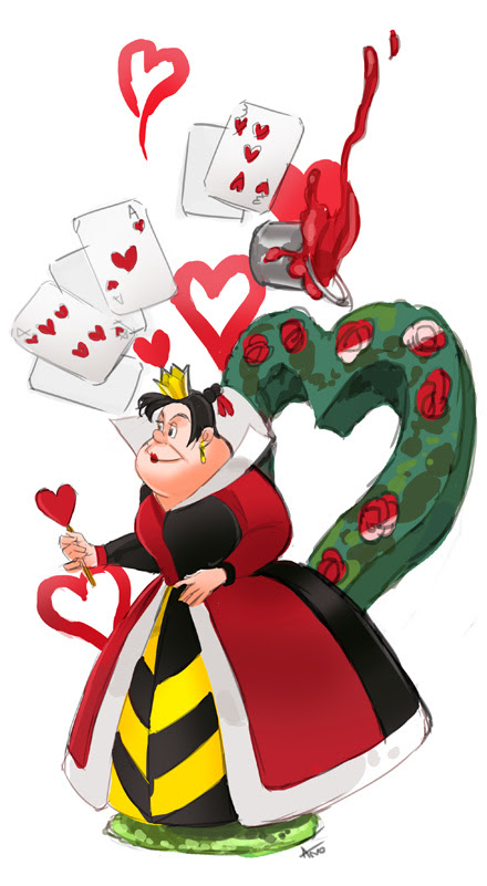 Queen Of Hearts Disney Villains Fan Art Fanpop