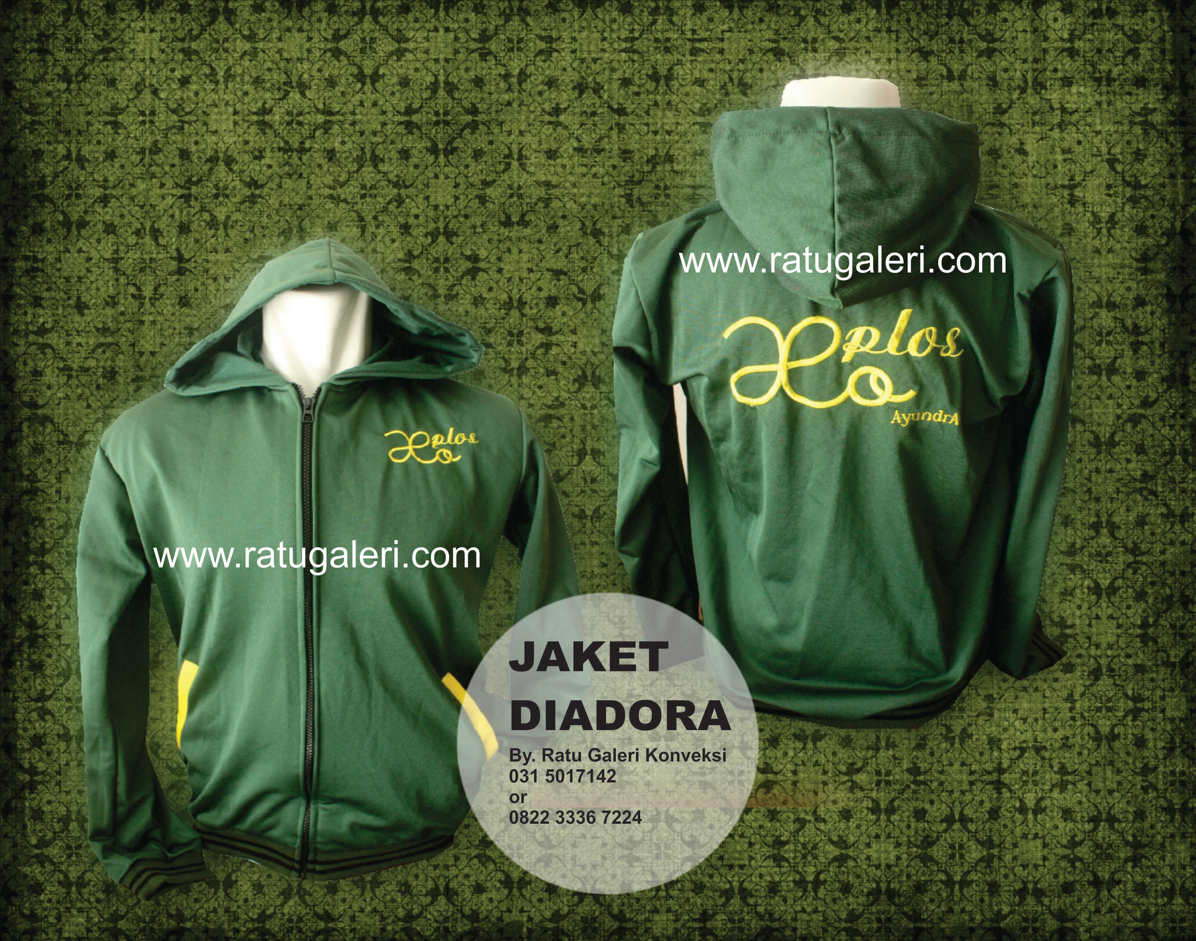  Contoh Desain Jaket  Diadora JLO Plos Lunar Garment Indonesia