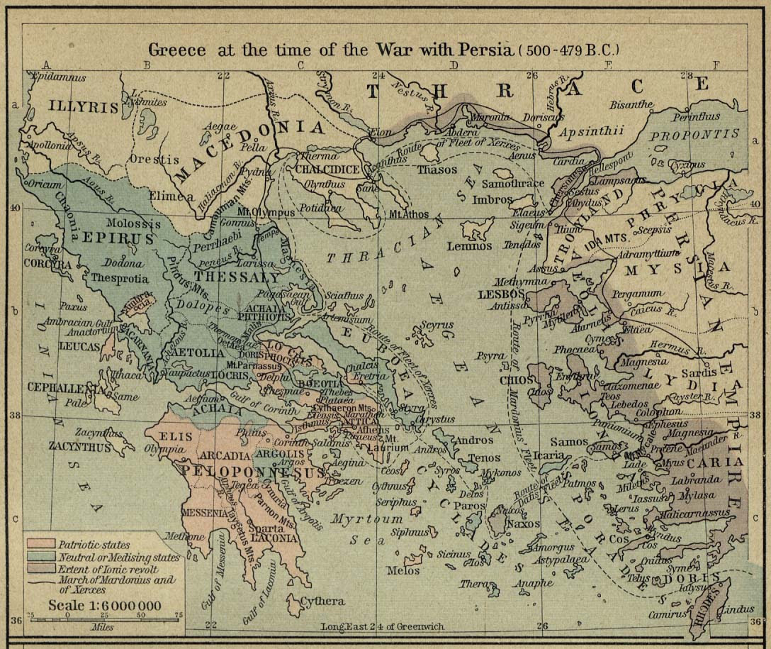 World Map 500 Bc