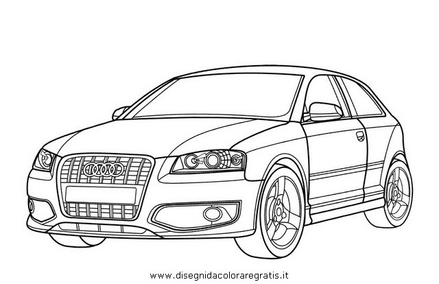 Audi R8 Coloring Pages