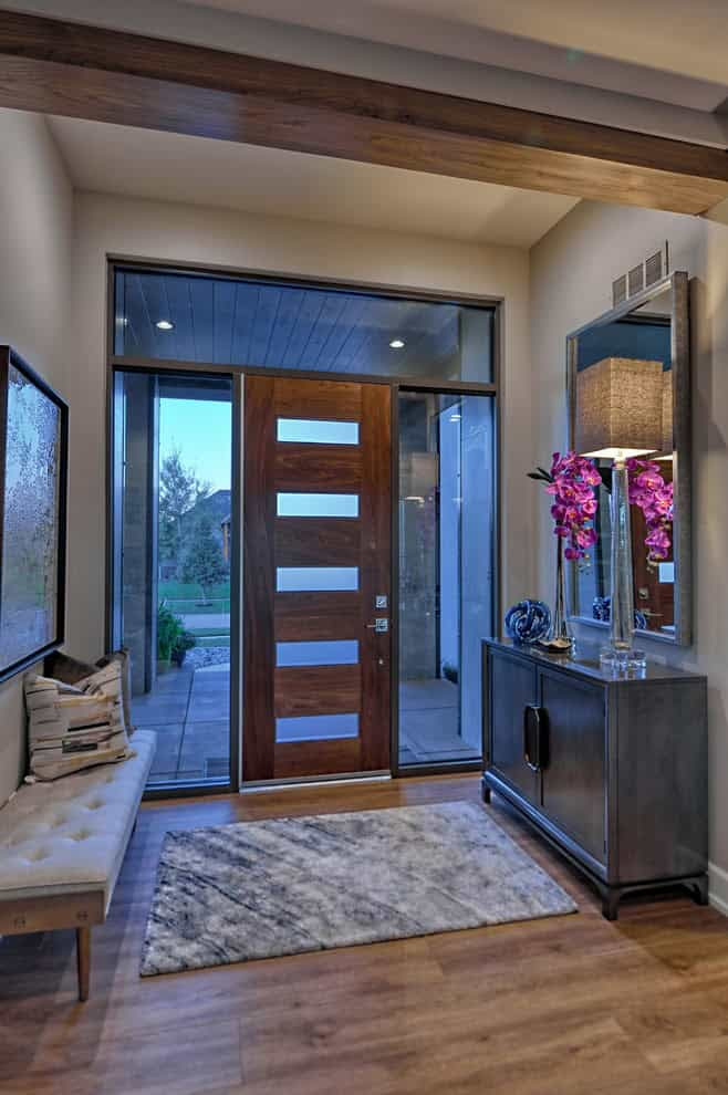 17 Stunning Mid-Century Modern Foyer Interiors You Deserve ... Are you looking for free creative foyer cabinet templates?