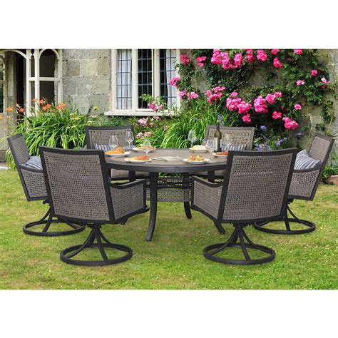 sunjoy  piece myna patio dining set