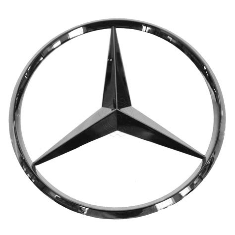 oem trunk emblem badge chrome  mercedes benz ebay