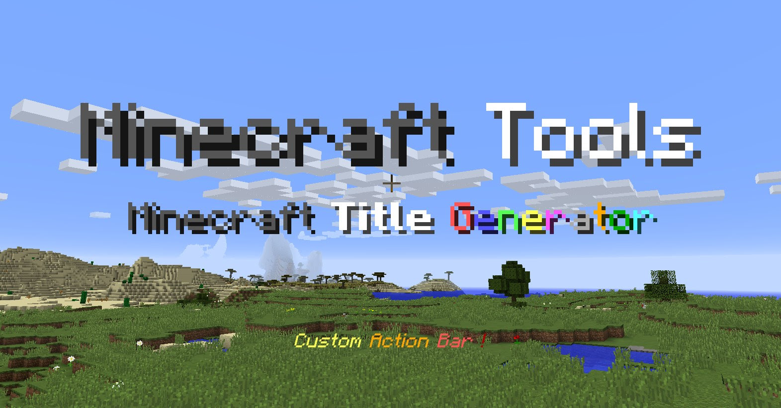 Minecraft Custom Title Generator